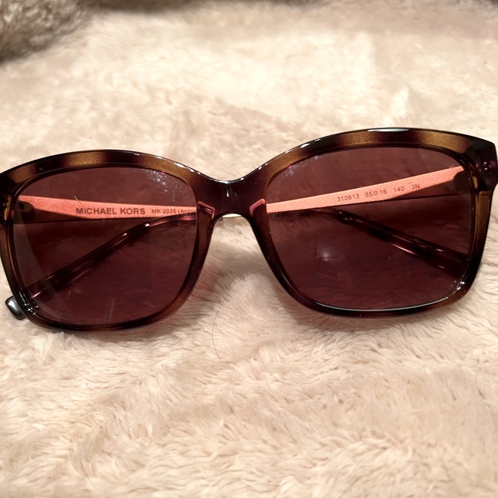 Michael Kors Antonella Dark Tortoise Squared Cat Shape Glasses
